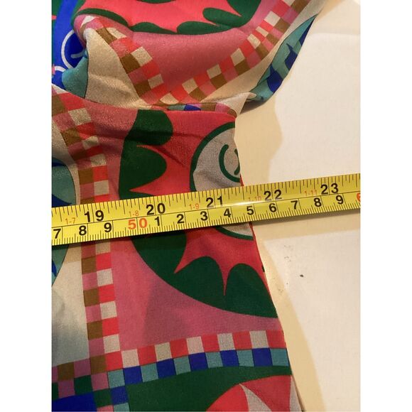 NEW Johnny Was Workshop Lionora 100% Silk Swing Dress Sz L - Picture 8 of 10